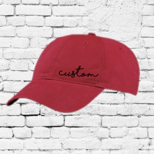 Classic Dad Hat Cotton Twill Dad&#39;s Cap Custom Embroidery Print Low Profile Unstructured Hat