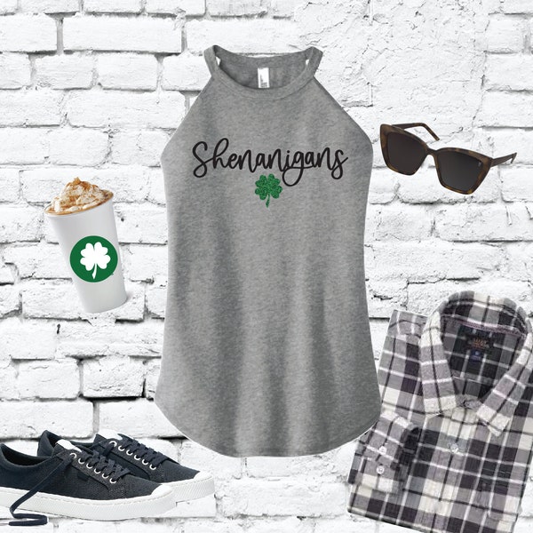st patricks day tank women
