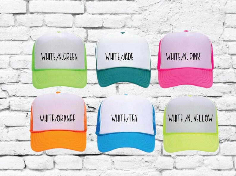 I Pee in the Lake Trucker Hats Funny Boating Party Hats image 7