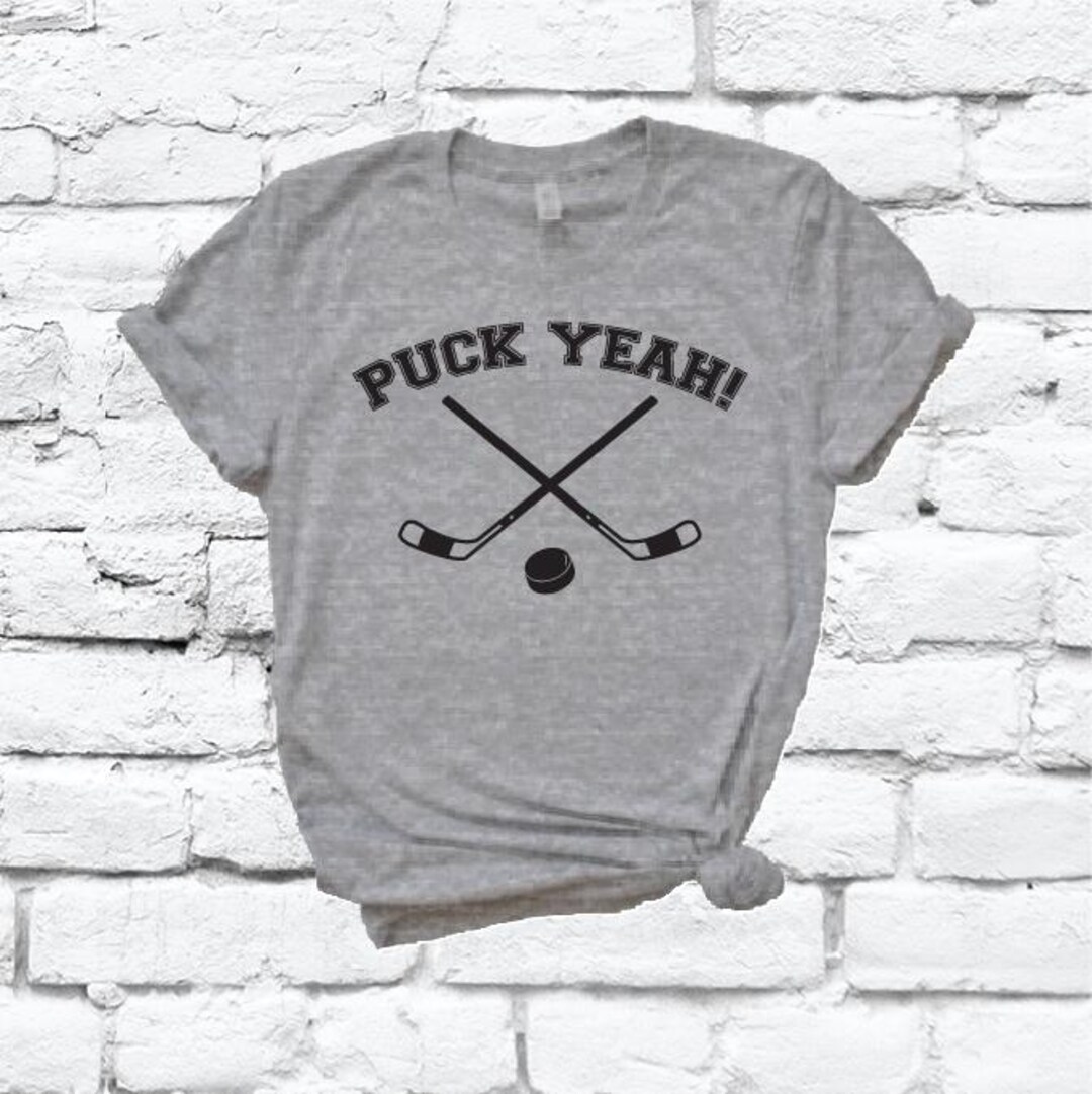 Puck Yeah Tee Hockey Player Girlfriend Funny Shirt Hockey Player Gift T ...