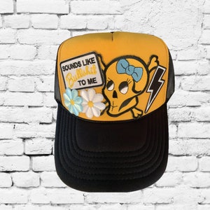 Klinkt als onzin voor mij Patch Trucker Hat Mesh Back Hat Snapback