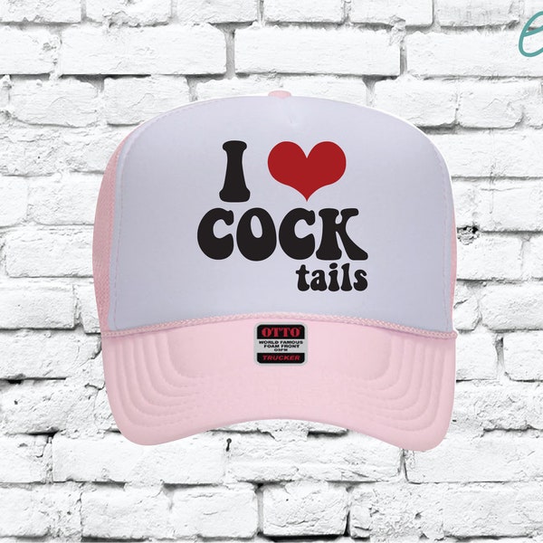 I Love Cocktails Custom Trucker Hat Snapback