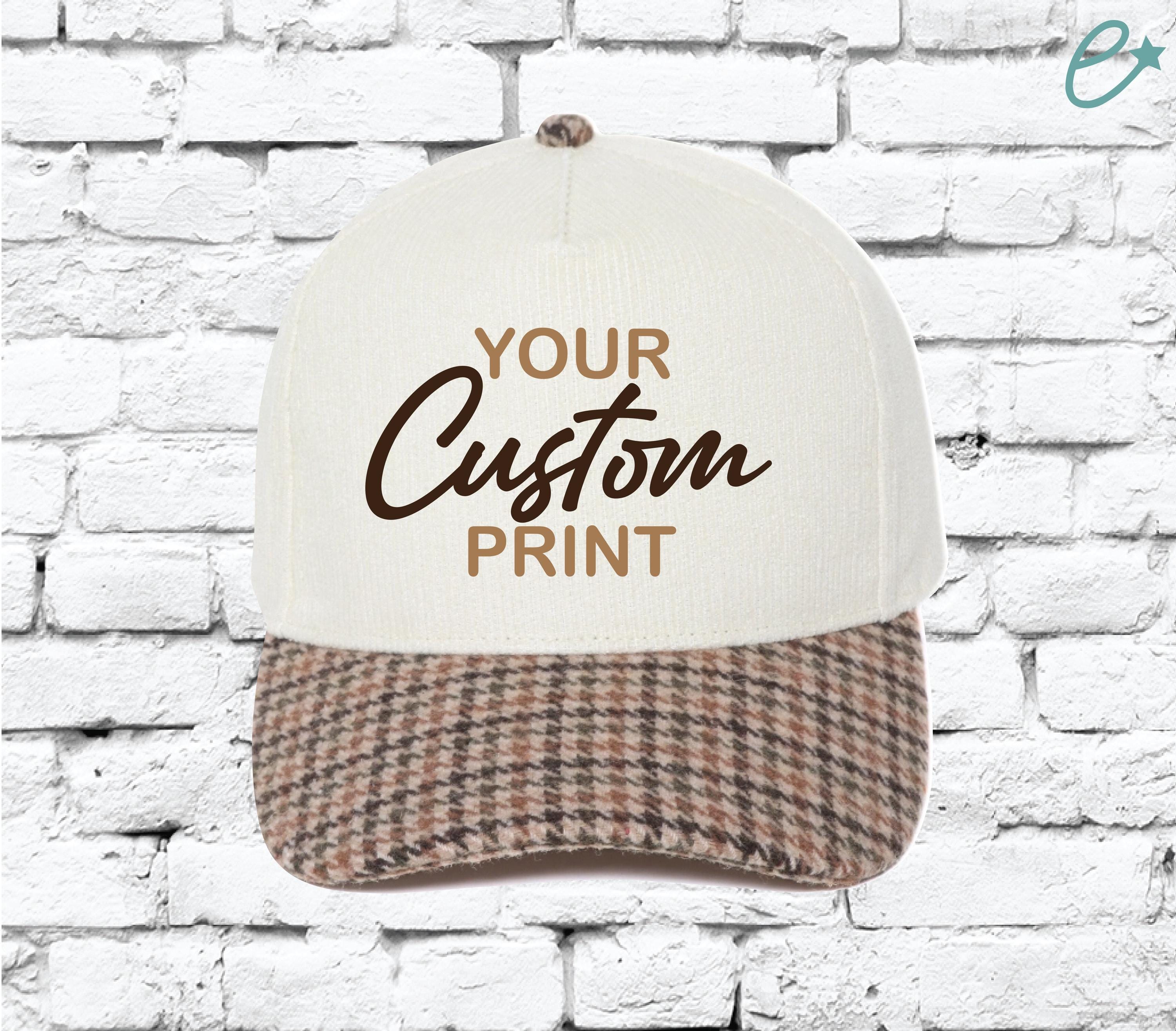New Custom Designed Tan Fuzzy Teddy Baseball Cap with Checkered Heart. Kids Baseball Hat, Tan Checkerboard – SpearmintLOVE main image 2