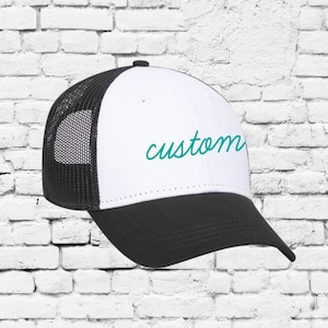 Custom Trucker Hats Youth Kids Hats Mesh Back Hats with Snapback Your Personalized Print