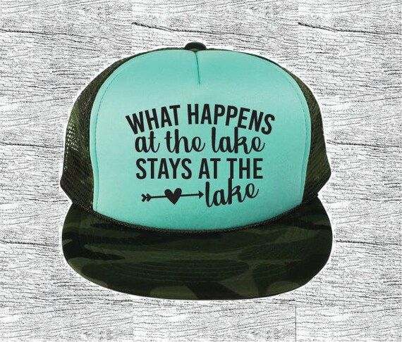 the Lake Camo Trucker Hats 