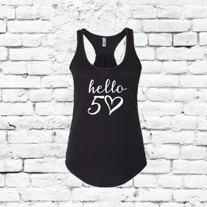 Hallo 50e verjaardag tanktop 50e verjaardag shirt Thirty Party graphic T-shirt