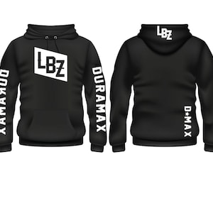 LBZ Duramax Diesel Hoodie D-Max Hooded Sweatshirt Heavy Blend Long Sleeve Kangaroo Jacket