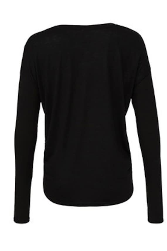White flowy clearance long sleeve shirt