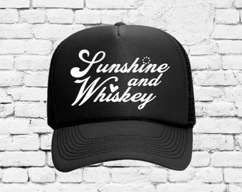 Chivas Regal Whiskey Trucker Hat mesh hat snapback hat Black 