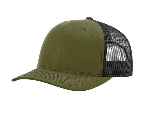 olive green trucker hat