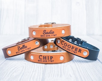 Handmade Dog Collar, Custom Leather Dog collar, Collar for dog, Collar for puppy, Customized Dog Collar, Puppy collar, Personalized Collar