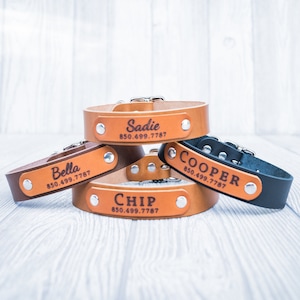Handmade Dog Collar, Custom Leather Dog collar, Collar for dog, Collar for puppy, Customized Dog Collar, Puppy collar, Personalized Collar