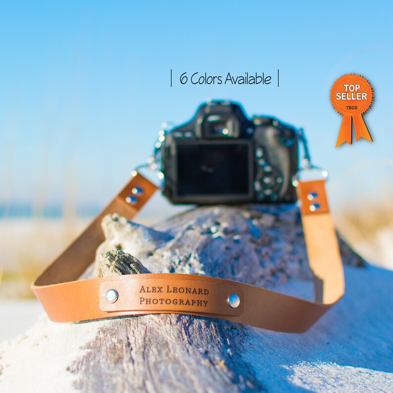 Handmade Leather Camera Strap Custom Personalized Camera Etsy
