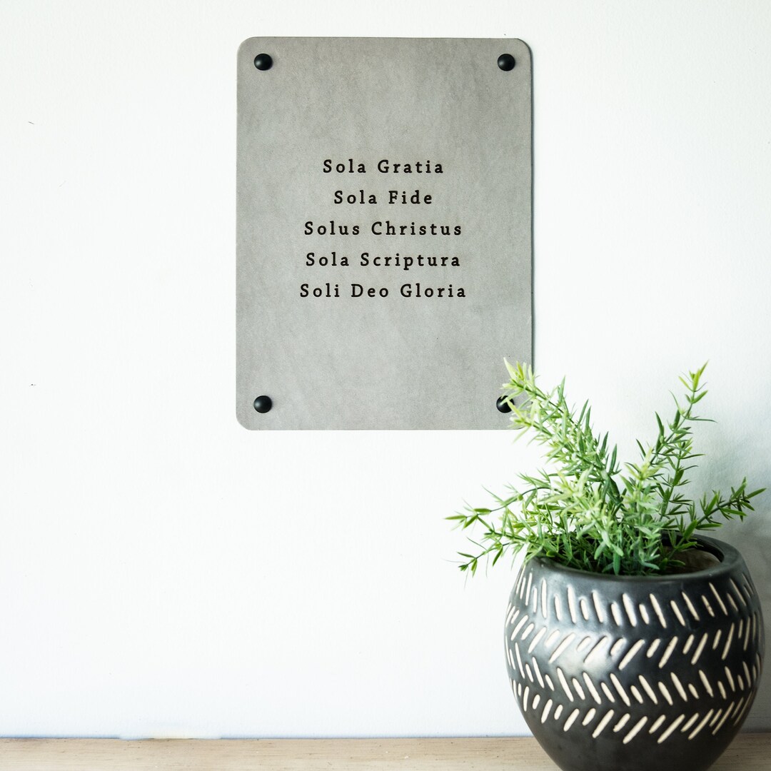 Custom Leather Home Decor Sign, Personalized Gift, Gift for Him, Gift ...