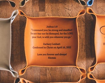 Confirmation gift, Catchall Tray, Custom Gift for confirmation, gift for boy, personalized confirmation gift, gift for her, christian gift