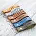 Personalized leather keychain, Custom Keychain, Leather Gift, Unique Gift, Leather keyring, mens gift, coordinate keychain, wife gift, dad 
