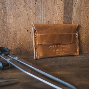Handmade Men's Leather Wallet, Full Grain Italian Leather, Wallet for Men, Gifts for men, Gift for Him, Small Wallet, Mens gift, Anniversary