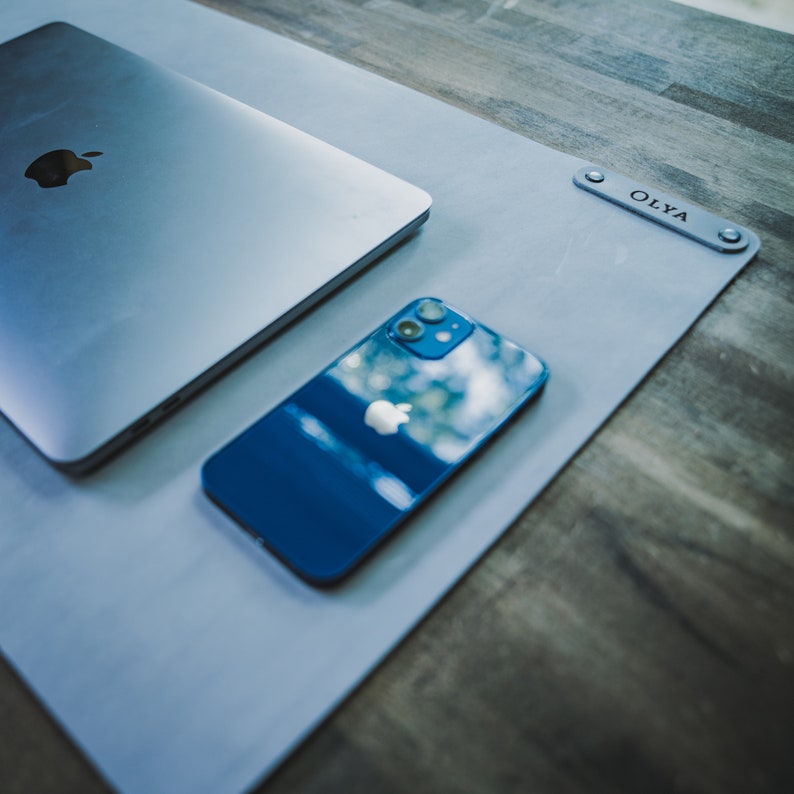 Personalized Desk Mat Leather Desk Pad Gift for Man Best Etsy