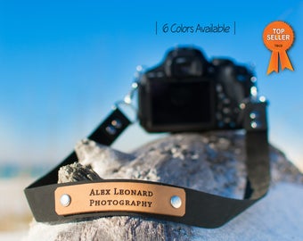 Custom Leather camera strap, vintage camera strap, canon camera strap, Nikon camera strap, anniversary gift, mens gift, personalized strap