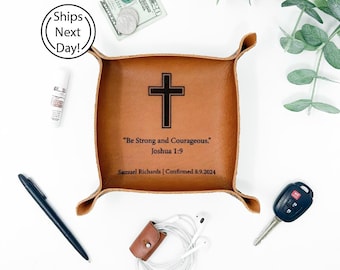 Custom confirmation gift, Gift for confirmation, gift for boy, personalized leather, engraved leather, gift for her, christian gift,