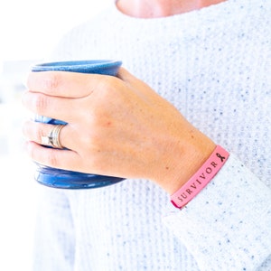 Breast Cancer Survivor Gift, Gift for cancer warrior, gift for cancer someone battling breast cancer, bracelet for breast cancer battle