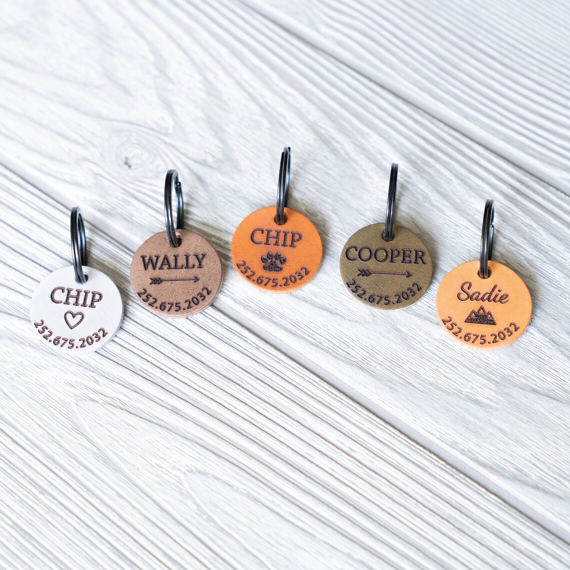 Quiet Dog Tag Leather Dog Tag Personalized Leather Dog Tag Etsy