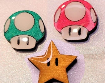 Super Mario Stud Earrings