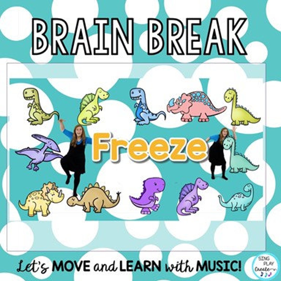 Dinosaur Stomp!, Dino Brain Break, Freeze Dance