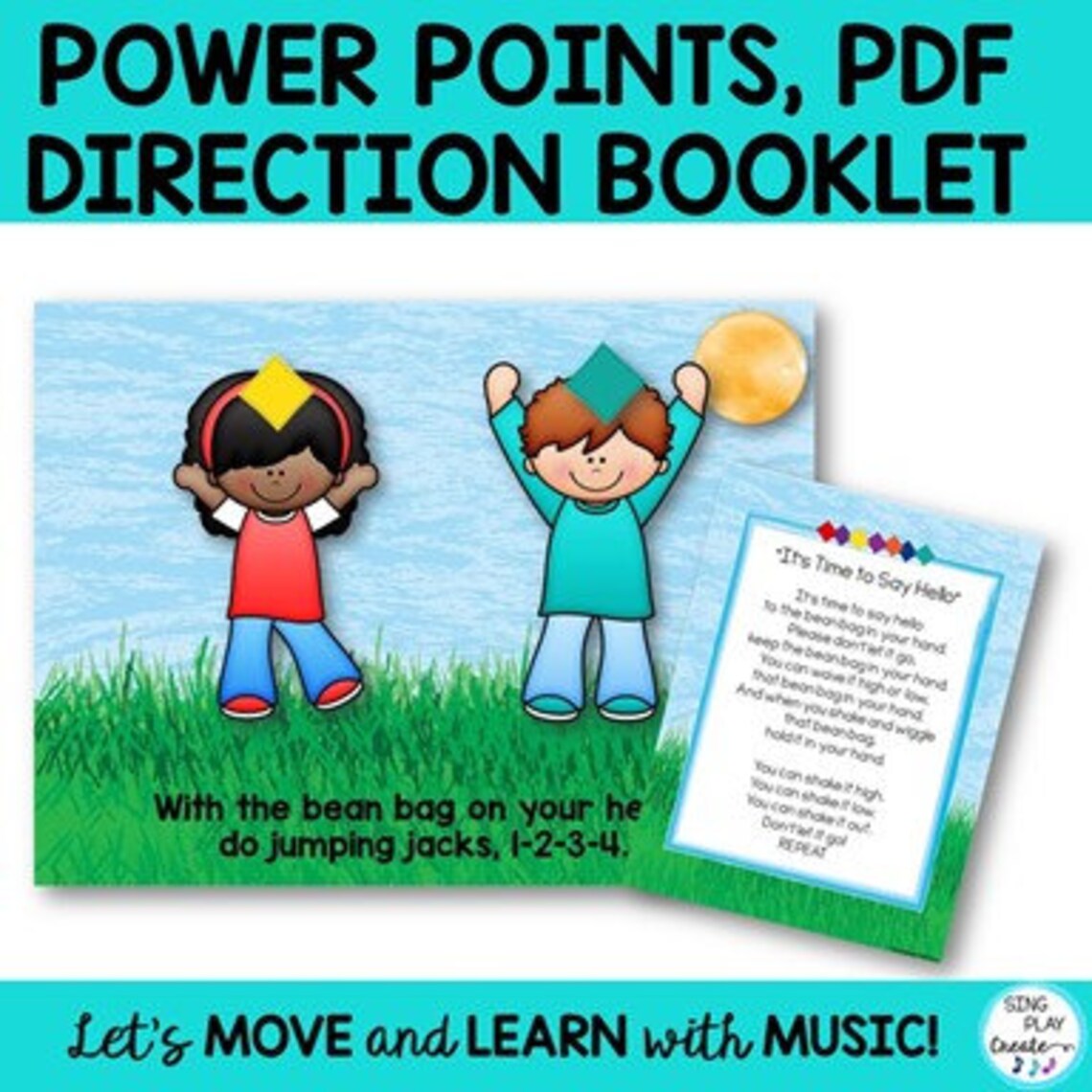 Bean Bag Activity Songs and Games for Brain Breaks, Team Building