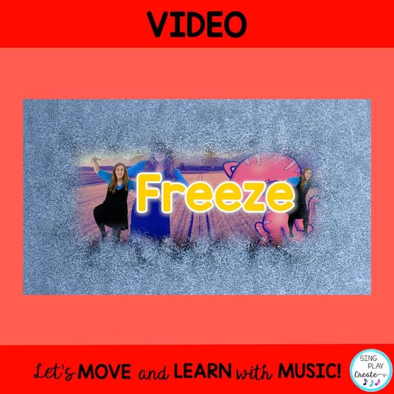 Dinosaur Freeze Dance, Brain Break, Exercise, Movement Activity