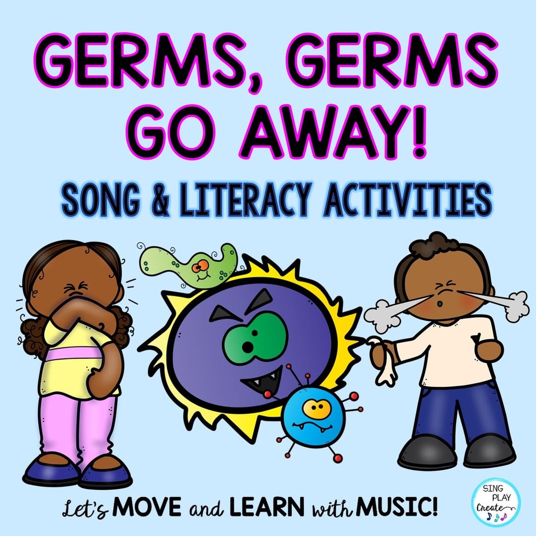 Germs Song & Poem germs Germs Go Away Action Etsy
