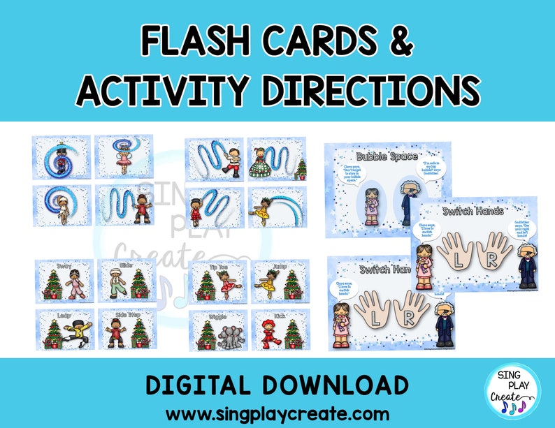 Nutcracker Creative Movement and Scarf Activity Brain Breaks Etsy