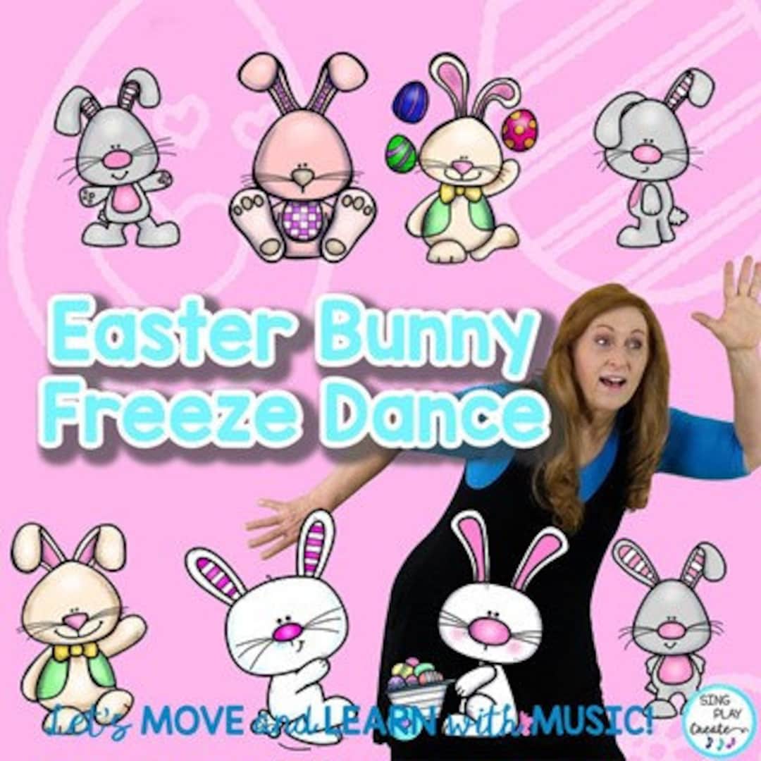 Easter Bunny FREEZE DANCE, Brain Break, Movement Activity With Video Etsy
