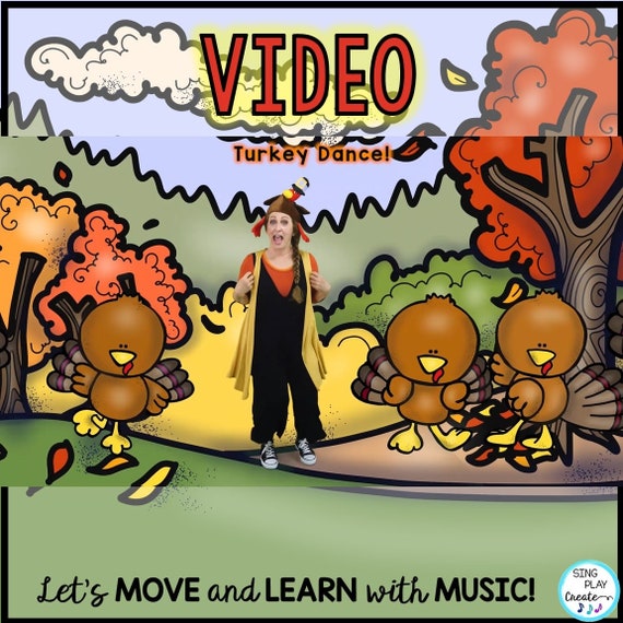 Turkey Freeze Dance, Turkey Brain Break, Movement Activity, Kids  Exercise