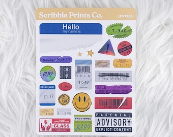 Stickers – Deco // Matte Journal Stickers
