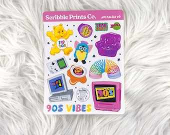 Nostalgia V6 – Deco // Matte Journal Stickers