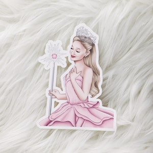 Glinda // Pegatina decorativa mate grande para diarios
