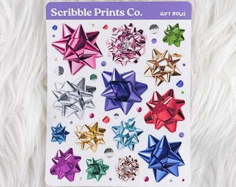 Gift Bows – Deco // Matte Journal Stickers