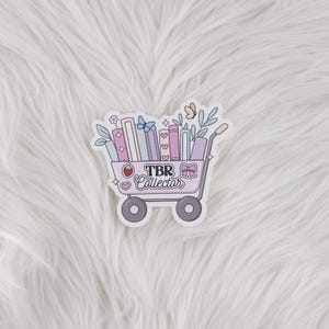 TBR Collector Cart // Grote matte decosticker voor tijdschriften