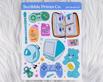 Nostalgia V3 – Journal Deco // Matte Stickers