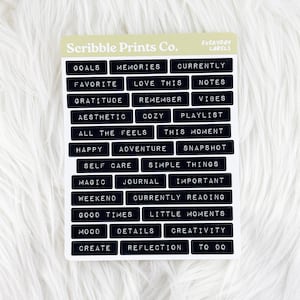 Everyday Labels – Deco // Matte Journal Stickers