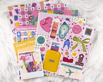 Junk Club – Creative Journaling Kit // Matte Junk Journal Stickers