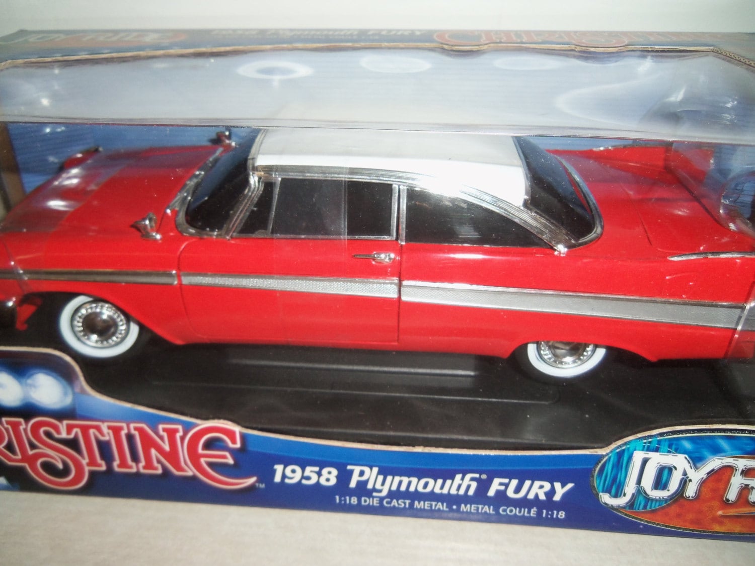 Christine 1958 Plymouth Fury Ertl Joy Ride Vintage Toy Car Etsy UK
