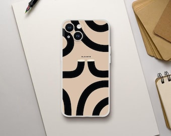 Guinness iPhone Case With Sláinte Text, iPhone 16, 16 pro, 15, 15 pro, 14, 14 pro 13 pro, 12 phone case design with abstract Guinness print