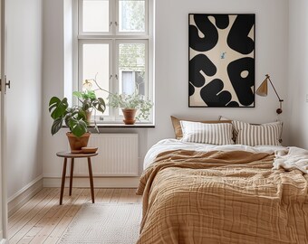 Stampa Artistica Tipografica Con Definizione, Poster A3 Per Arredo Camera Da Letto O Soggiorno