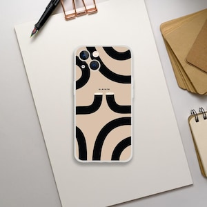 Guinness iPhone Case With Sláinte Text, iPhone 16, 16 pro, 15, 15 pro, 14, 14 pro 13 pro, 12 phone case design with abstract Guinness print image 2