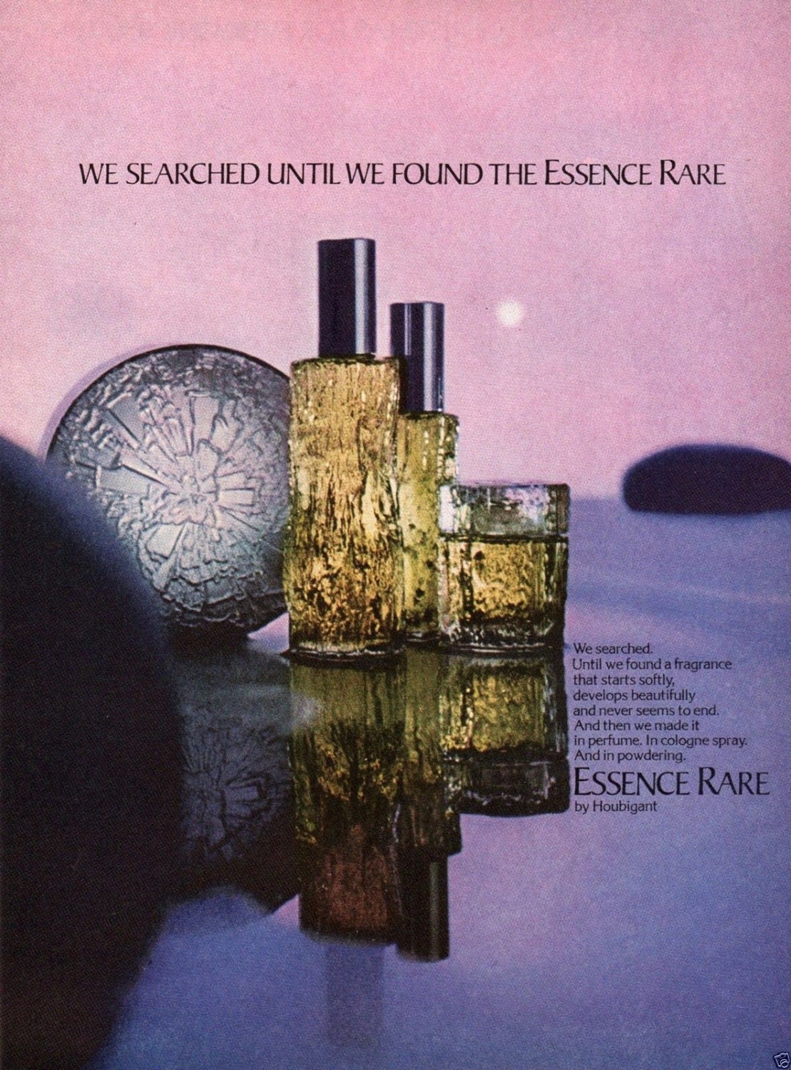 Vintage Essence Rare by Houbigant EXTREMELY Rare 8 8 In. Tall in