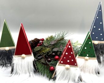 Christmas Gnomes with faux fur beard