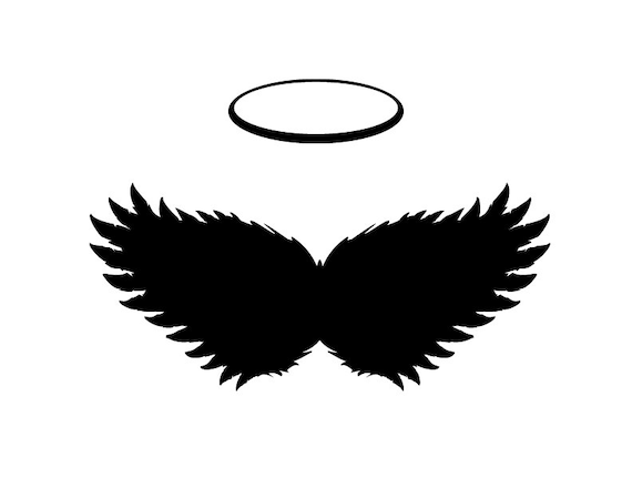 Black Feather Angel Halo Black Feather Angel Halo