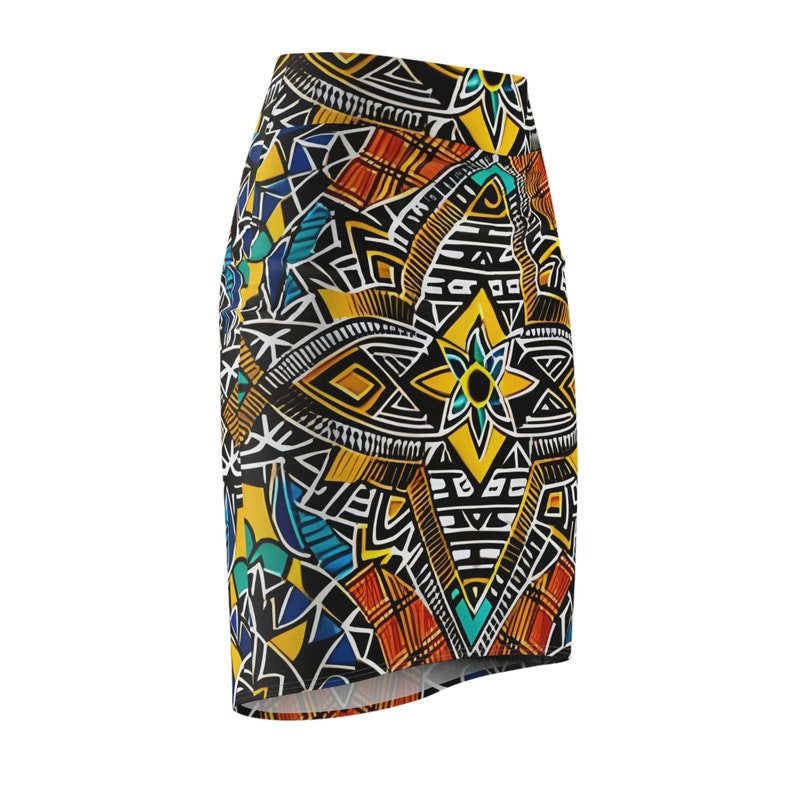 African style skirt womens business casual African pattern beautiful traditional dress image 3